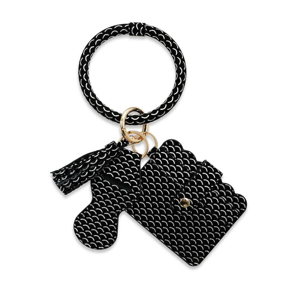 Hot Sale Leather Lipstick Bag PU Card Bag Bracelet Bracelet Key Ring Women Hot Sale Leather Lipstick Bag PU Card Bag Bracelet Bracelet Key Ring Women